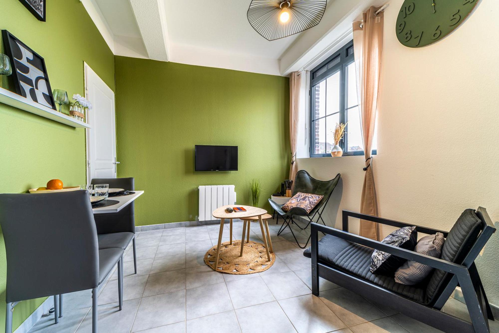 Stay Cosy Lille I Tourcoing - Appartement - Hypercentre - Parking Securise - Wifi - Netflix - Cuisine Ngoại thất bức ảnh
